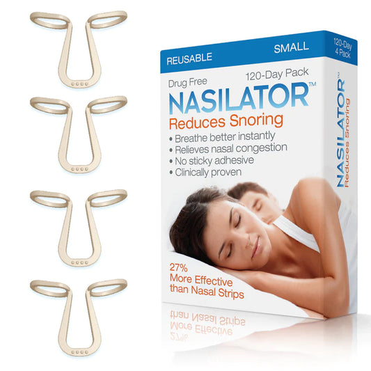 Nasilator - 12-Month Pack - Sleep Better, Snore Less